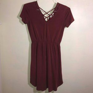 Women's Maroon Dress